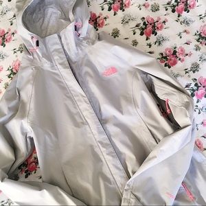 The North Face Venture Rain Jacket grey pink